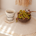 Organic Cotton Macrame Placemat