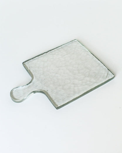 Hammered Glass Serving Boards Clear