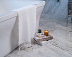Waffle Turkish Towel White Hand Towel