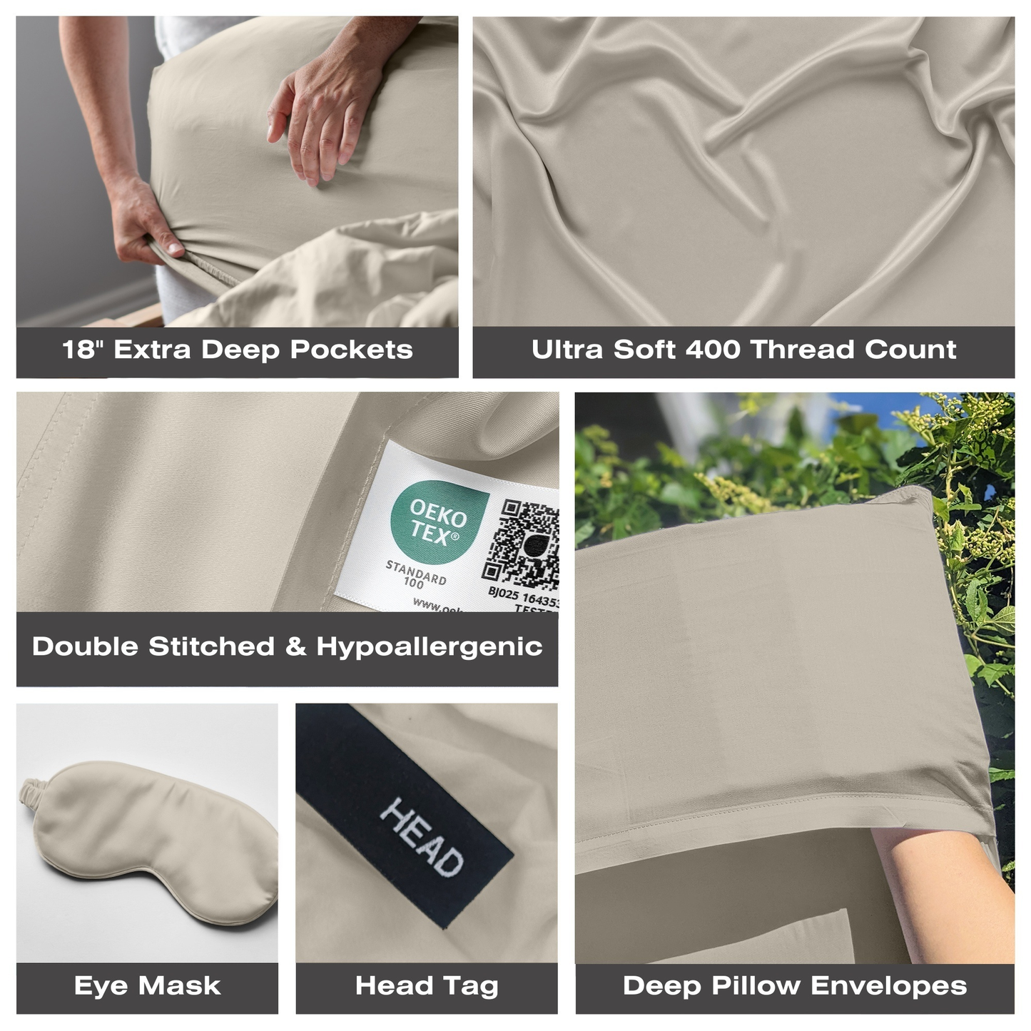 Organic Bamboo Sheets Dune King