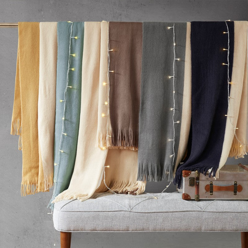 Stockholm Color Block Faux Cashmere Throw Secondary image