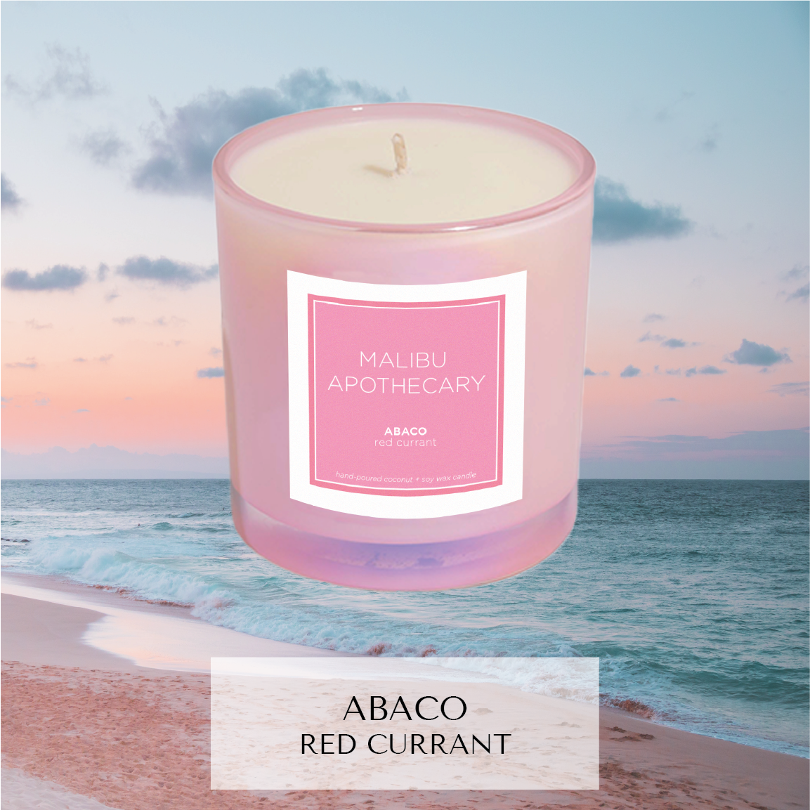Iridescent Pink Candle Abaco
