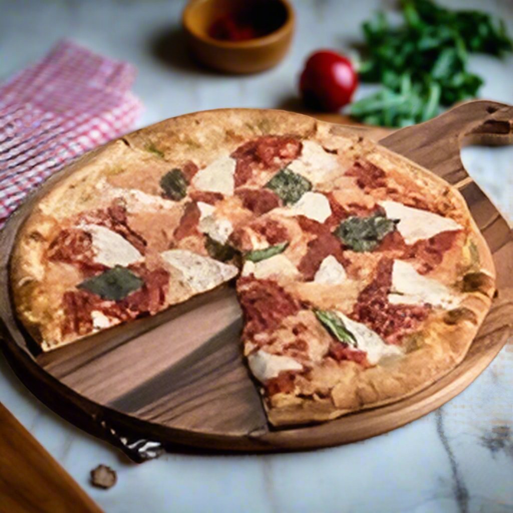 Acacia Wood Cutting / Charcuterie Board - Round Extra Large Main image