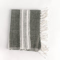 Aden Cotton Hand Towel Grey with Natural