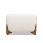 Alpine 44" Sherpa Arm Chair, Ivory White Boucle