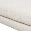 Alpine 44" Sherpa Arm Chair, Ivory White Boucle