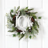 24” Christmas Joy Artificial Wreath