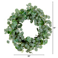30” Artificial Eucalyptus Wreath