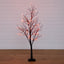 5’ Pre-Lit Halloween Deluxe Black Twig Artificial Tree with 102 Orange & Purple LED Lights