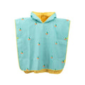 Beach Poncho – Quick-Drying Microfiber Kids Towel Banana Blue