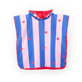 Beach Poncho – Quick-Drying Microfiber Kids Towel Cherry