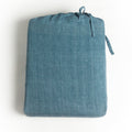 Linen Duvet Cover Set - Denim Blue
