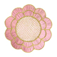 Blush Bloom Handwoven Iraca Placemat - Lilly Pulitzer Inspired Style