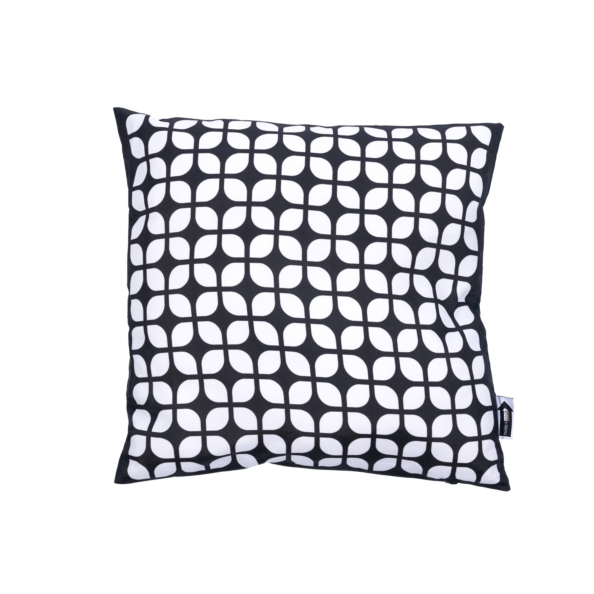 Breeze Block 17.7" Square Pillow-Black Main image