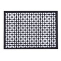 Breeze Block double-sided Woven Placemat-Black