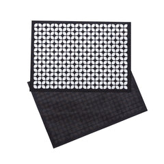 Breeze Block double-sided Woven Placemat-Black