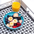Breeze Block double-sided Woven Placemat-Black