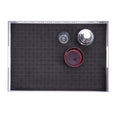Breeze Block double-sided Woven Placemat-Black