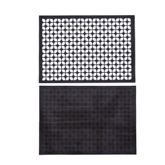 Breeze Block double-sided Woven Placemat-Black