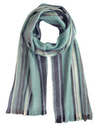 Brushed Alpaca Striped Scarf