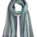 Brushed Alpaca Striped Scarf