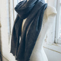 Brushed Alpaca Striped Scarf