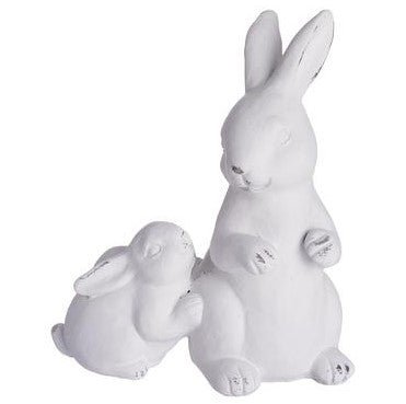 Bunnies in Antique White