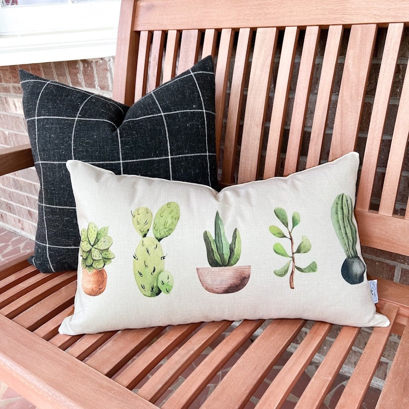 Cactus Summer Pillow Cover 12x20 inch Main image
