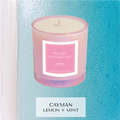 Iridescent Pink Candle Cayman