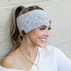 C.C® Cozy Marled Twist Headwrap Dove