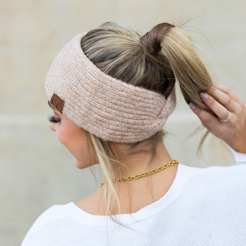 C.C® Cozy Marled Twist Headwrap
