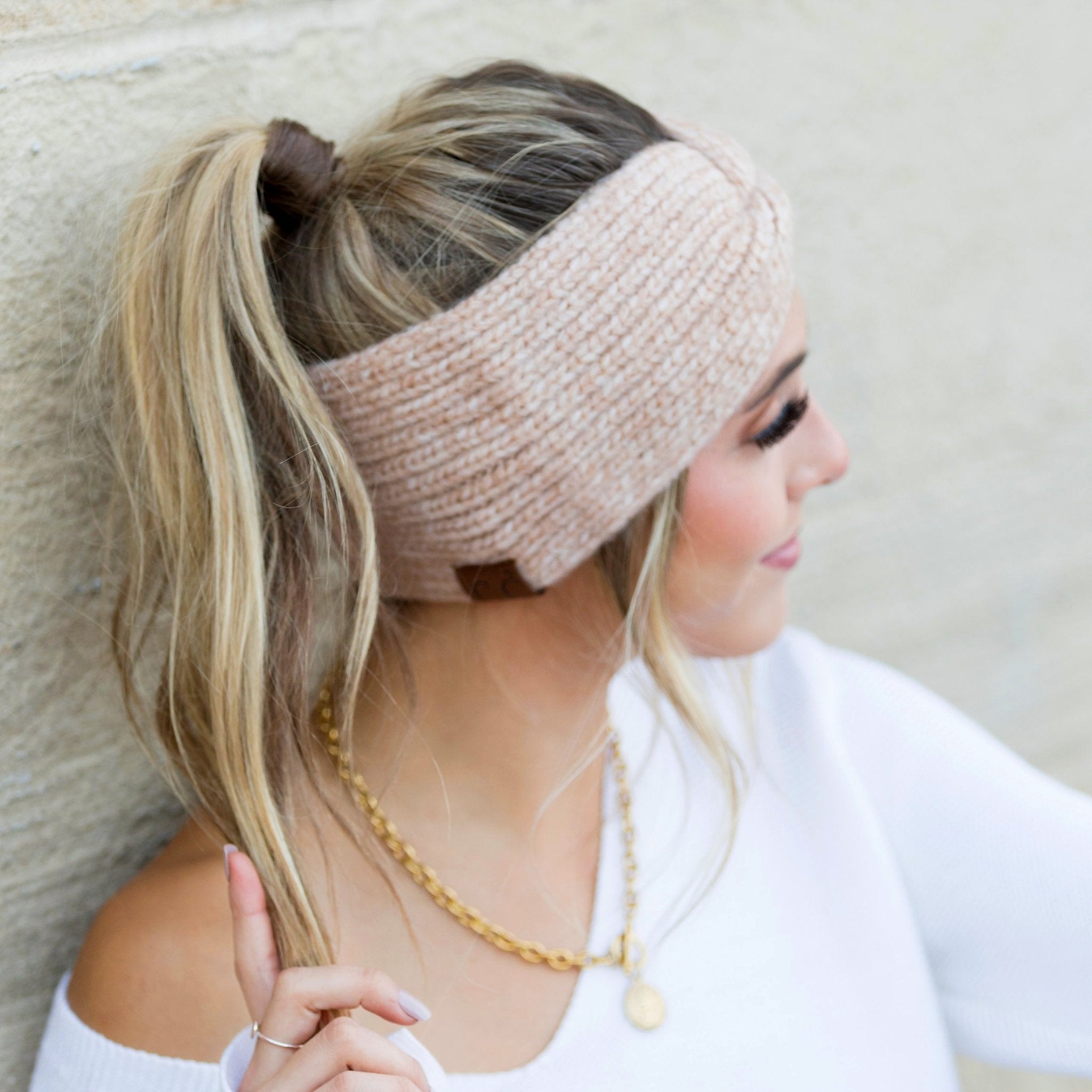 C.C® Cozy Marled Twist Headwrap