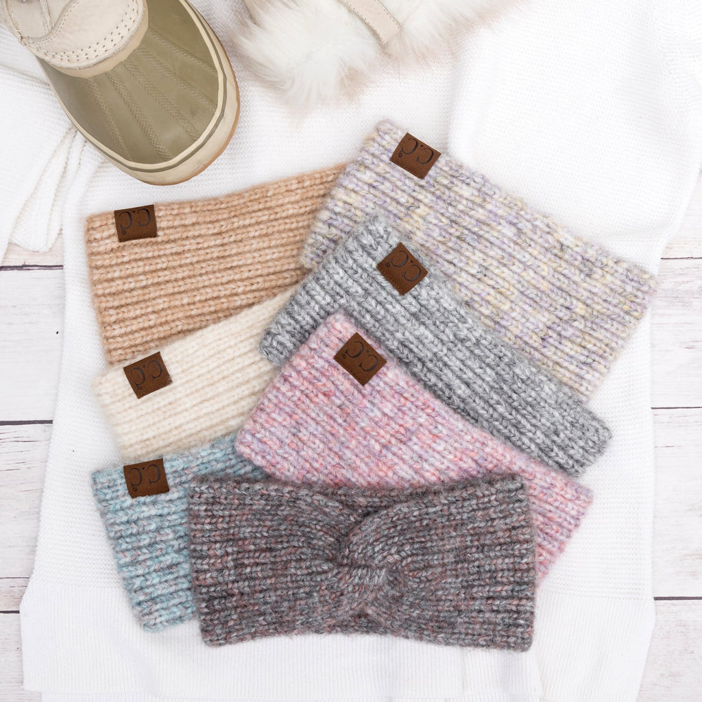 C.C® Cozy Marled Twist Headwrap