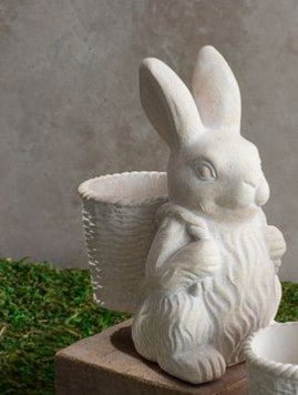 Cement Basket Bunny , 2 Style Options Secondary image