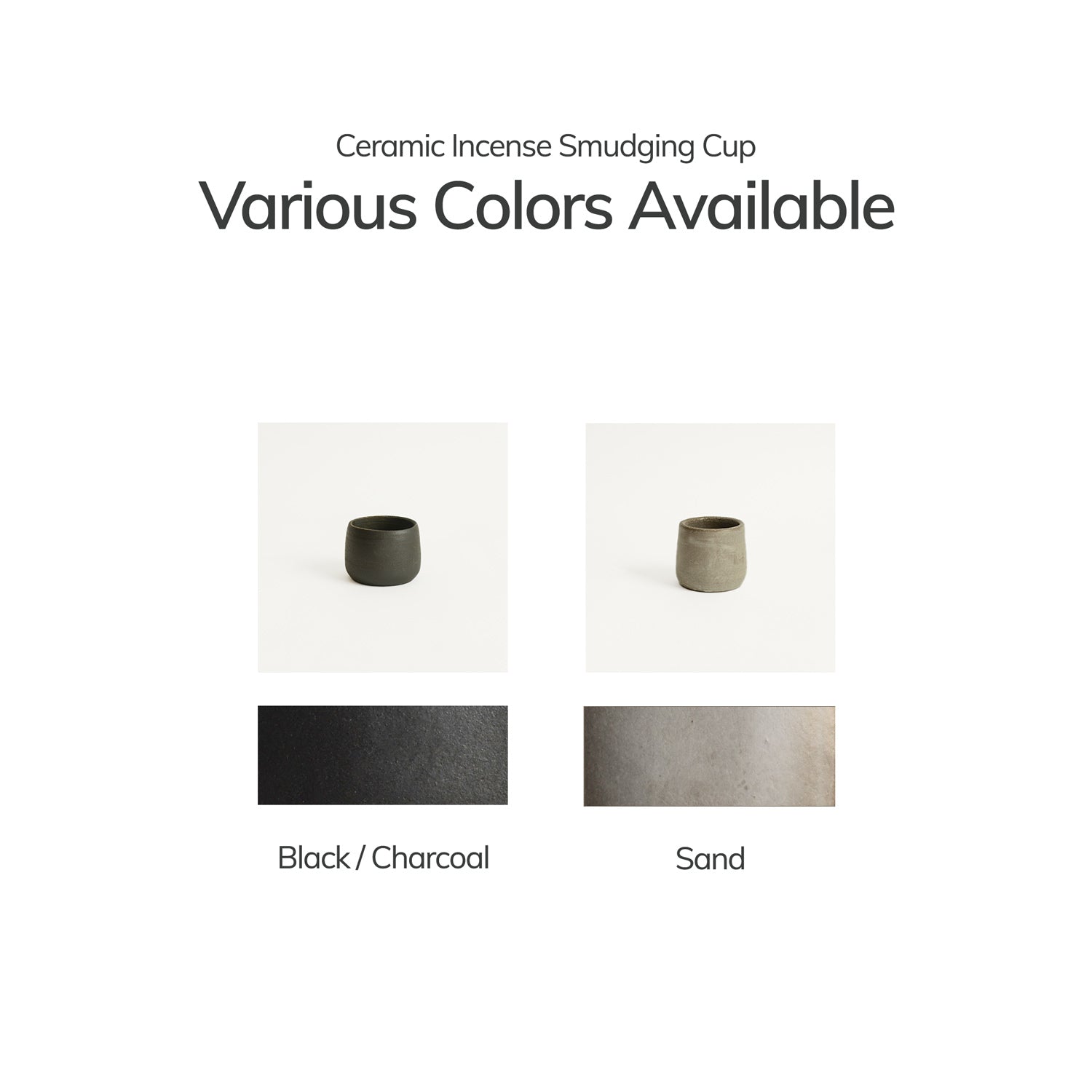 Versatile Black Clay Ceramic Cup