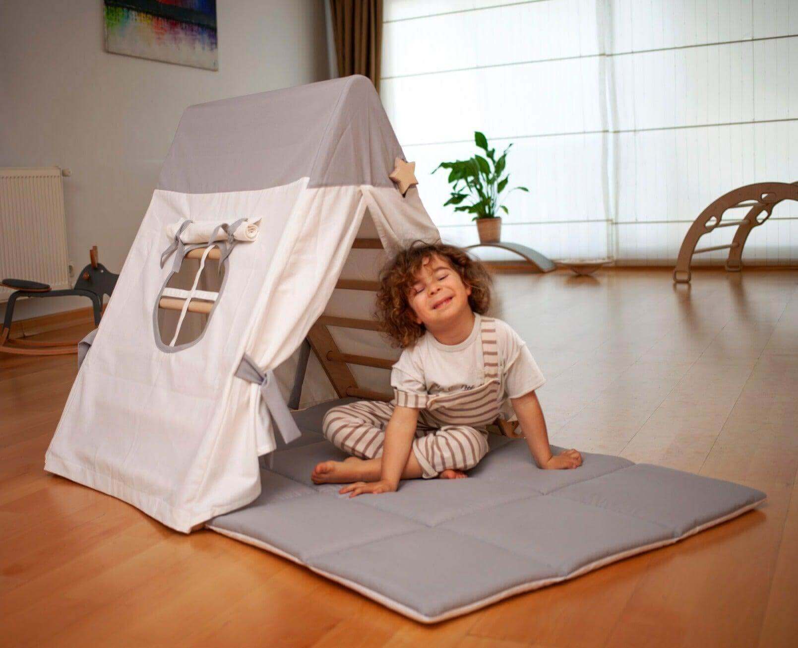 Climbing Triangle with Tent Cover, Mat, Ramp Secondary image