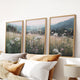 Meadow Landscape Wall Art Set of 3. Nature Prints