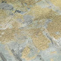 Dewy Forest Gold Foil Abstract 3-piece Canvas Wall Art Set