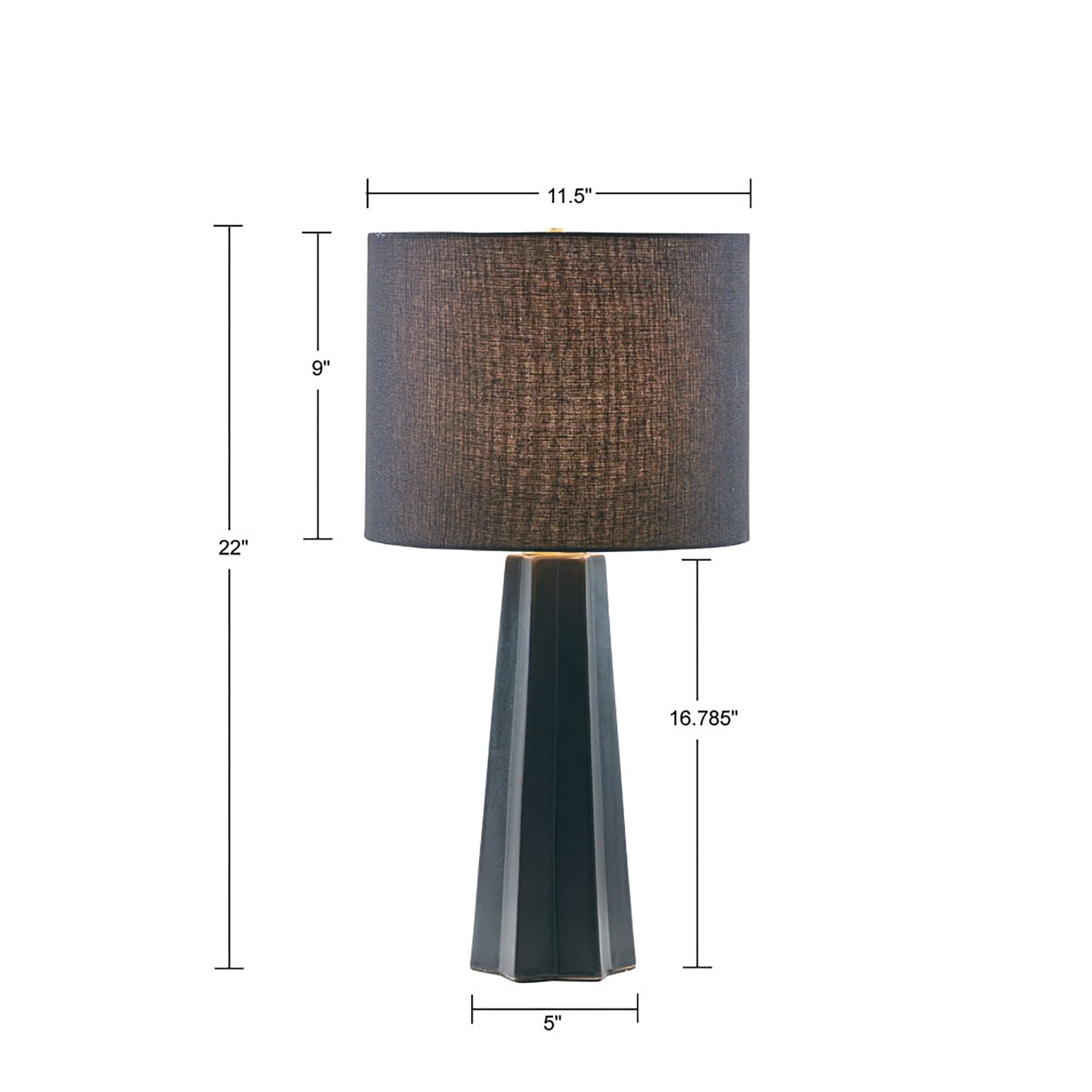 Geometric Ceramic Table Lamp Secondary image
