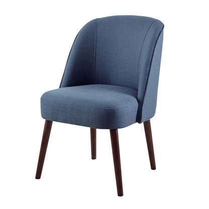 Bexley Rounded Back Dining Chair in Blue