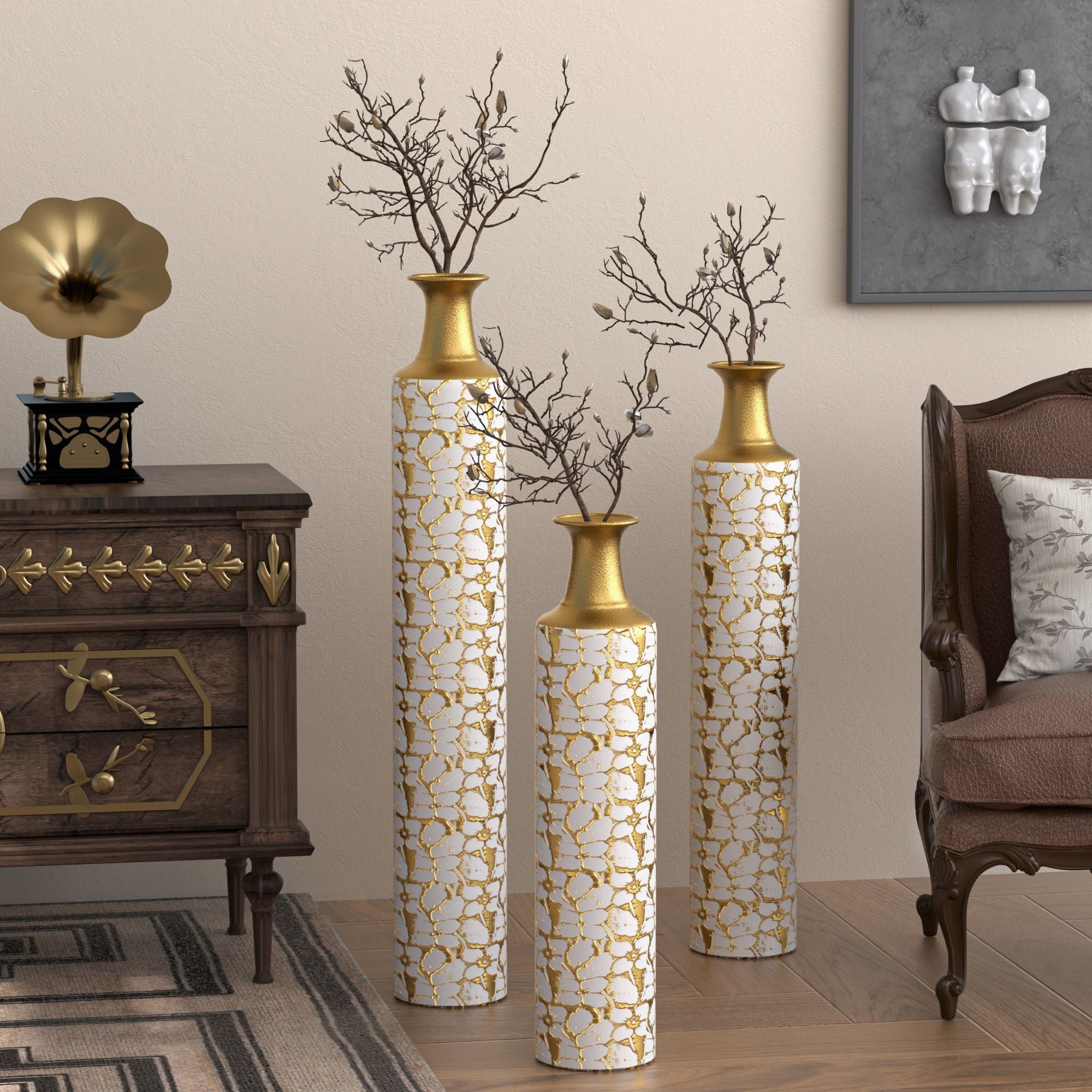 Floor Vases Gold Large Vases as Pic US Main image
