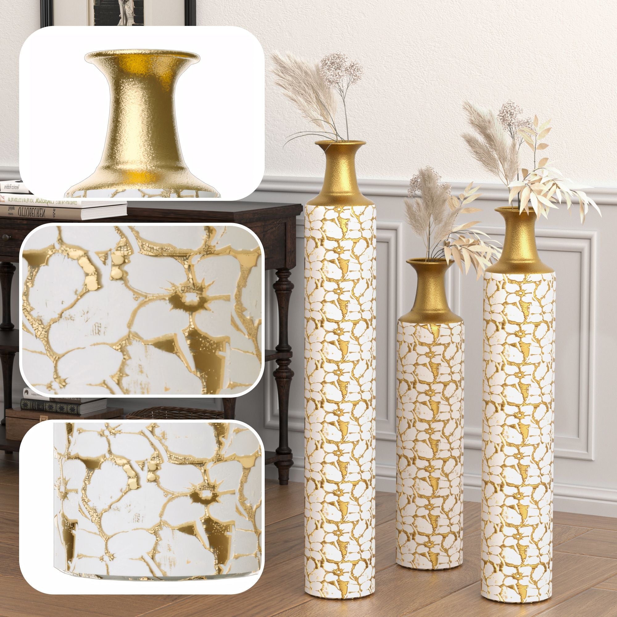 Floor Vases Gold Large Vases Secondary image