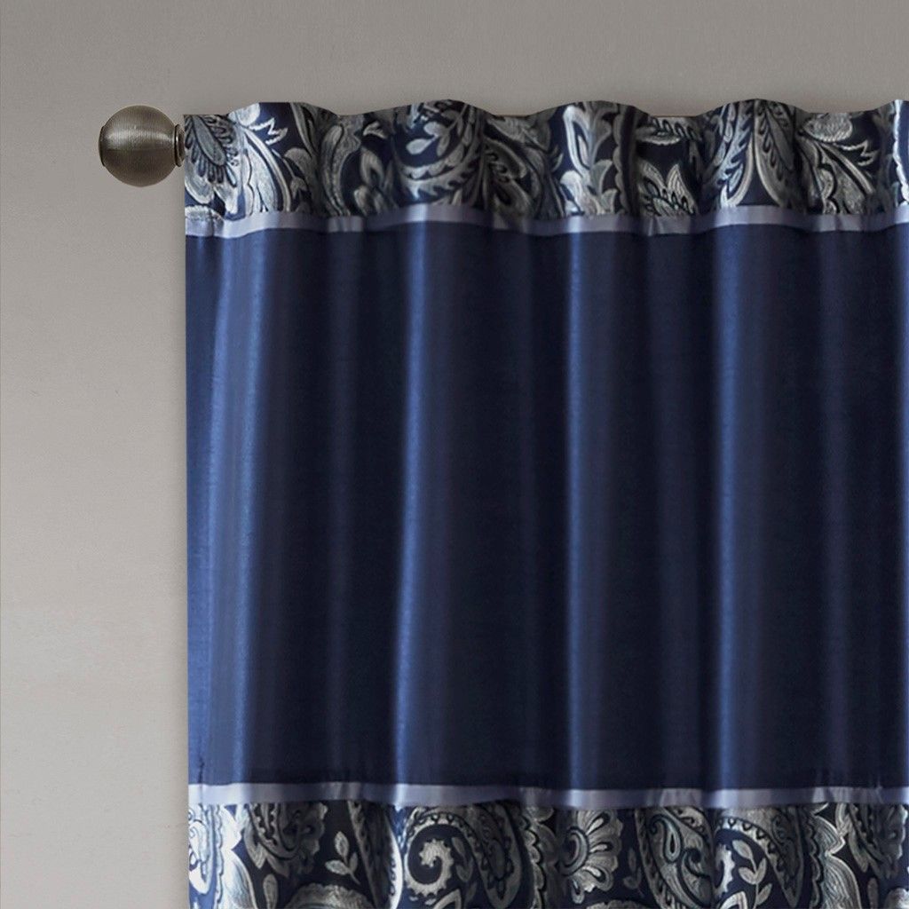 Aubrey Jacquard Curtain Panel Pair