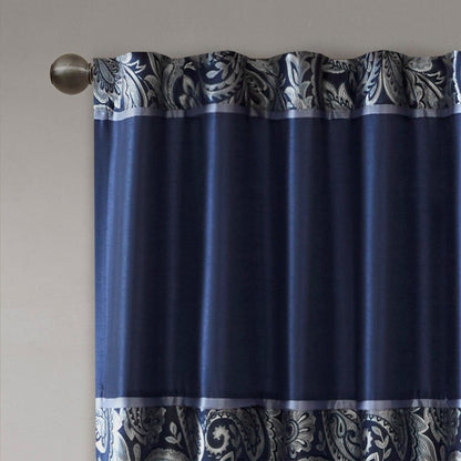 Aubrey Jacquard Curtain Panel Pair