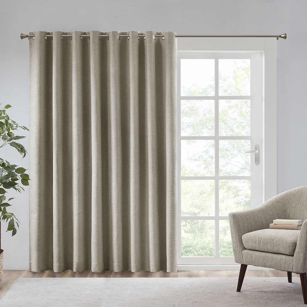 Maya Printed Heathered Blackout Window Patio Panel Main image