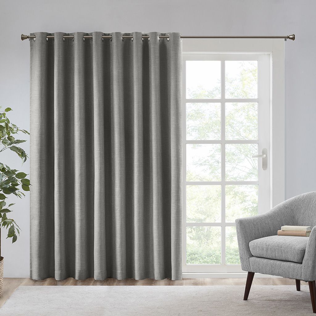 Maya Printed Heathered Blackout Window Patio Panel Main image