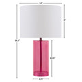 Pink Neonova Glass Table Lamp