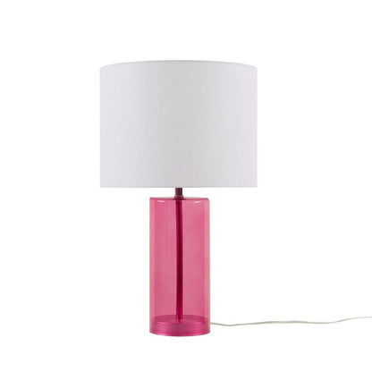 Pink Neonova Glass Table Lamp