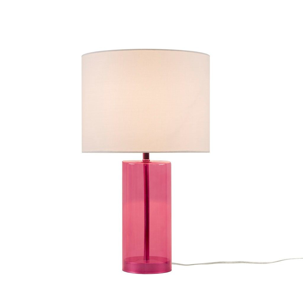 Pink Neonova Glass Table Lamp