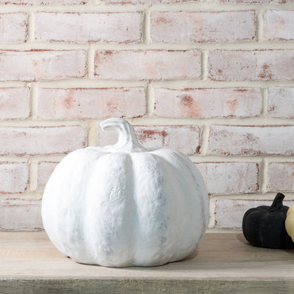 White Terracotta Pumpkins | 2 Sizes Short